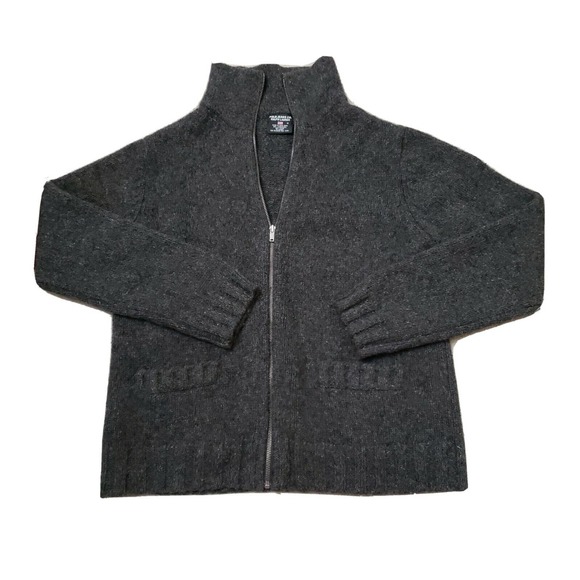 VTG Polo Jeans Ralph Lauren Varsity Laine Wool Chunky Cardigan Hong Kong M - Picture 2 of 10